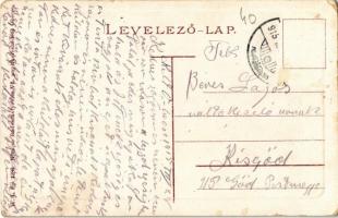 1915 Óbecse, Stari Becej;  Iskola utca, Radoszavlyevits Vl. üzlete és nyomdája. W. L. Bp. 4286. Rado...