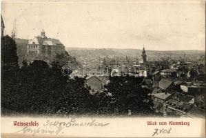 1908 Weissenfels, Blick vom Klemmberg / general view