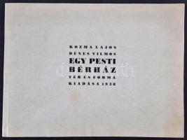 1938 Kozma Lajos - Dénes Vilmos: Egy pesti bérház. (Manzard bérház. Ma: Régiposta utca 13.)Tér és Fo...