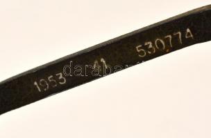 1953 Magyar gyártmányú lövegcélzó műszer. Eredeti dobozában