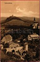 1912 Selmecbánya, Banska Stiavnica; Leányvár, Kálvária, templom. Joerges 1910. / castle, church, calvary