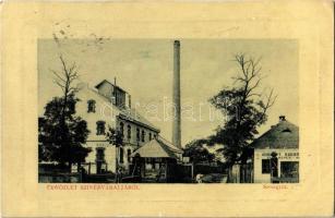 1918 Szinérváralja, Szinyérváralja, Seini; Szeszgyár, Adózott szeszkereskedés és italmérés. W.L. Bp. 6015. / distillery, liquor shop