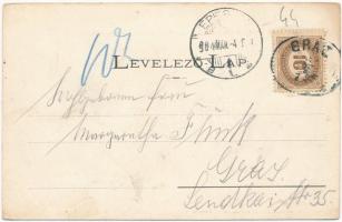 1904 Eperjes, Presov; Cs. és kir. tüzérségi laktanya. Divald / K.u.k. Artillerie Kaserne / artillery...