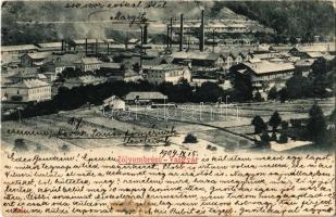 1904 Zólyombrézó, Podbrezová; vasgyár / iron works, factory (Rb)