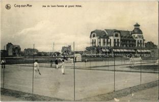 Coq-sur-Mer, Jeu de lawn-Tennis et grand Hotel / tennis game