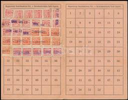 1906 MSzDP párttagkönyv