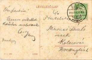 1910 Zilah, Zalau; Református templom. W. L. 2325. / Calvinist church (fl)