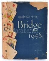 Zánkay Péter: Bridge kézikönyv. Bp., 1957, Minerva. Kiadói papírkötés, a külső borító szakadt, kissé hiányos.