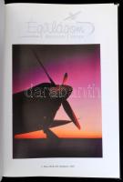Besenyei Péter: Égi világom. Bp.,2001, Pinto Media. Kiadói egészvászon-kötés, kiadói szakadt papír v...