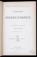 Tóth Béla: A magyar anekdotakincs. III. kötet. Theasaurus Anecdoton Hungarorum. Mühlbeck Károly rajz...