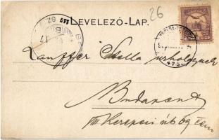 Temetvény, Hrádok (Pöstyén); Temetvény vár. A. Bernas kiadása / Hrad Tematín / castle (r)