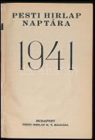 1941 Pesti Hírlap Erdély naptár jó állapotban 160p