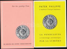 cca 1960 Patek Philippe 4 db képes óra prospektus