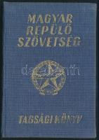 1954 a Magyar Repülőszövetség tagsági könyve, Virág Árpád ipari tanuló részére