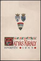 1943 Mátyás király sportév Kolozsvár műsor és versenyrend