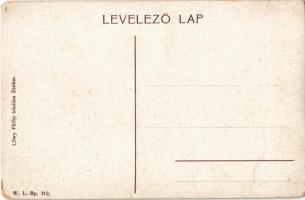 Vágsziklás, Szkalka, Skalka nad Váhom; Apátsági romok a Vágvölgyben. W. L. Bp. 312. Kiadja Löwy Fülö...