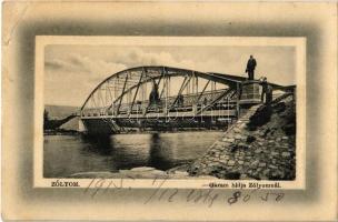 1915 Zólyom, Zvolen; Garam hídja. W. L. Bp. Ideal / Hron river bridge (EK)