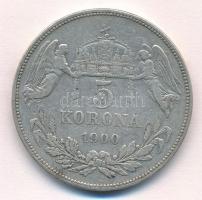 1900KB 5K Ag "Ferenc József" T:2- 
Adamo K7