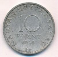 1948. 10Ft Ag "Széchenyi" T:2 kis patina 
Adamo EM2