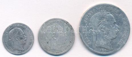 1869KB 10kr Ag "Magyar Királyi Váltó Pénz" + 20kr Ag "Magyar Királyi Váltó Pénz"...