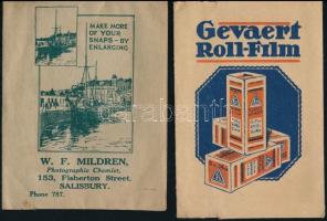 cca 1930 5 db külföldi fotóstasak