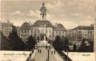 1905 Szeged, Széchenyi tér, Városház (EB)
