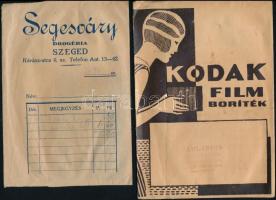 cca 1930 6 db különböző magyar fotótasak