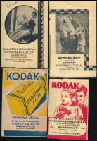 cca 1930 6 db különböző magyar fotótasak