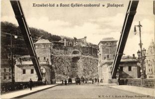 Budapest, Erzsébet híd a Szent Gellért szoborral
