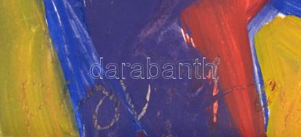 Cs. Németh Miklós (1934-2012): Ifjú pár.. Akvarell, papír, jelzett, 20x30 cm