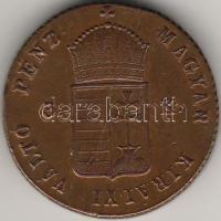 1849N.B. 3Kr Szabadságharc-veret T:1/2