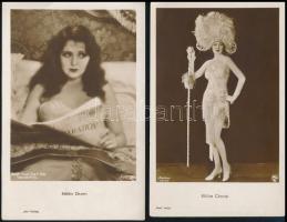Billie Dove - 2 db régi képeslap / 2 pre-1945 postcards.