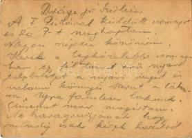 1942 Pfeifer György zsidó I/3. KMSZ (közérdekű munkaszolgálatos) levele édesapjának Pfeifer Lajosnak...