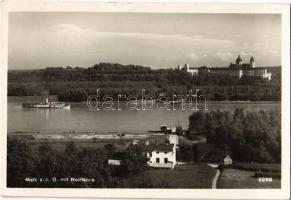 Melk a. d. Donau, Rollfahre / river, ferry, abbey