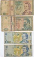 Románia 1966-1998. 10db-os vegyes bankjegy tétel T:III,III-,IV Romania 1966-1998. 10pcs of banknotes C:F,VG,G