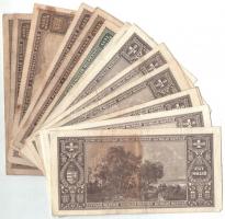 36db-os vegyes magyar pengő bankjegy tétel T:III,III-