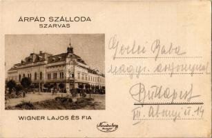 Szarvas, Wigner Lajos és fia Árpád szállodája
