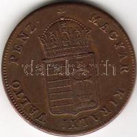 1848 1kr Szabadságharc-veret T:2