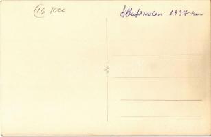 1937 Lillafüred, szálloda a háttérben. photo