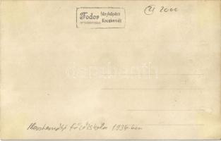 1934 Kecskemét, Női Felsőkereskedelmi iskola, főzőtanfolyam, belső. Fodor fényképész, photo