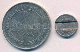 Amerikai Egyesült Államok DN "ACCEPTABLE ONLY AT CAESARS PALACE LAS VEGAS / ONE DOLLAR GAMING T...