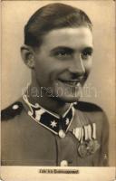 Első világháborús magyar katona kitüntetésekkel. Elite Foto Balassagyarmat / WWI Hungarian military, soldier with decorations. photo