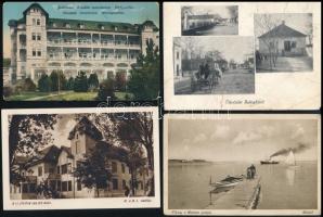 20 db RÉGI magyar városképes lap,, vegyes minőség / 20 pre-1945 Hungarian town-view postcards, mixed quality