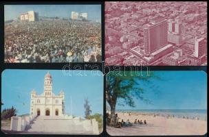 9 db MODERN kubai városképes lap / 9 modern Cuban town-view postcards