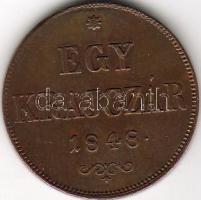 1848 1kr Szabadságharc-veret T:2