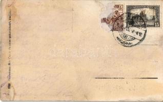 Balatonboglár, Balatoni élet vitorlás csónakkal, fürdőzők (Rb)