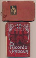2 db RÉGI leporellofüzet: Ars Florentiae és Padova, vegyes minőség / 2 pre-1945 leporello booklets: Ars Florentiae and Padova, mixed quality