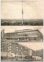 30 db MODERN nagy alakú külföldi és magyar városképes lap / 30 modern big sized Hungarian, European ...