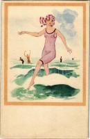 Bathing lady. Excelsior S.B. 2995.