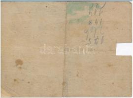 1946. "Nagy-Budapesti Burgonyajegy" kitöltve T:III